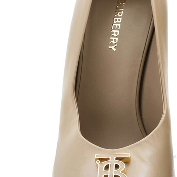 BURBERRY
Ezra 100 Monogram Motif Leather Pumps, Brand Size 40 - Picture 4 of 4